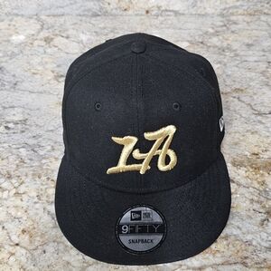 New Era Black and Gold 9FIFTY LA Snapback
